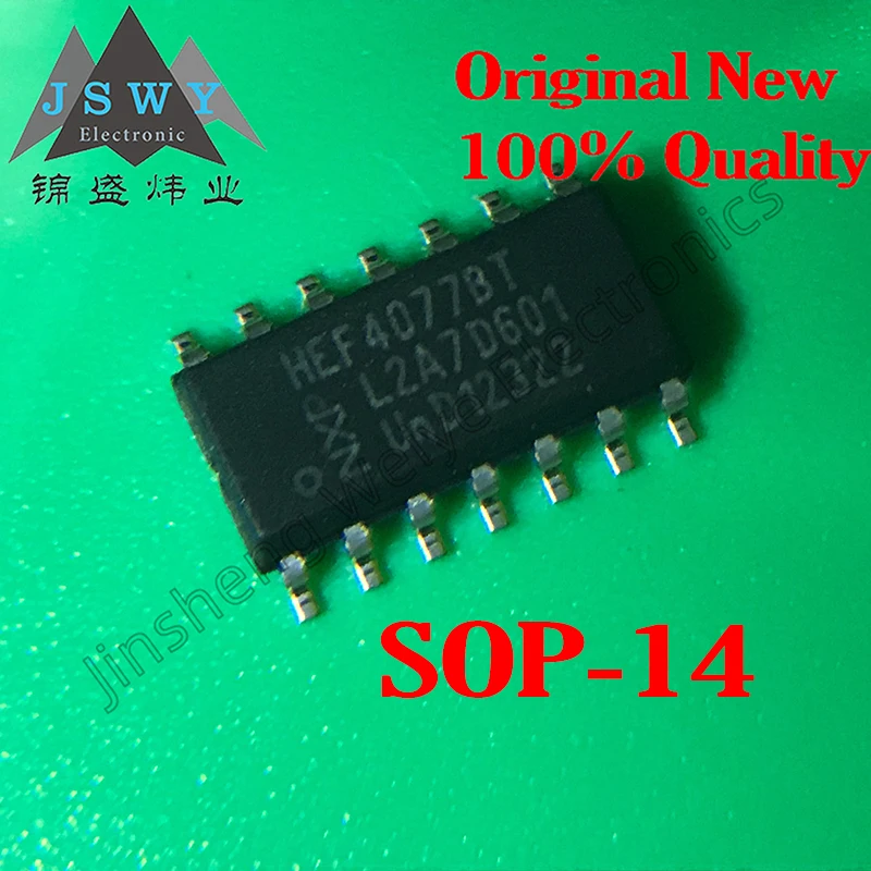 HEF4070BT HEF4077BT HEF4077 HEF4081BT 100% nuevo, Chip IC lógico SOP-14, 5 piezas, envío gratis