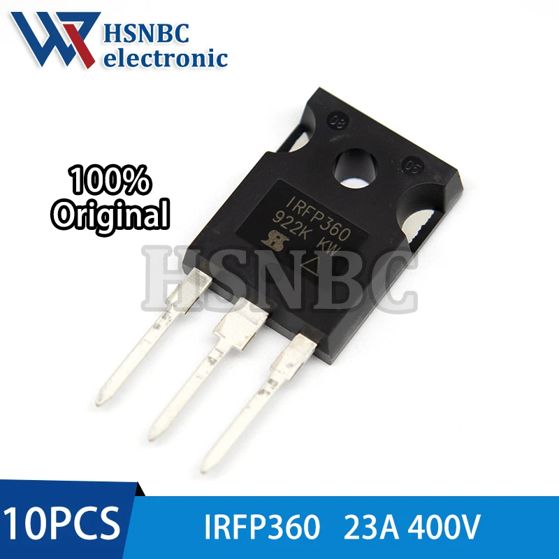 

10PCS IRFP360 IRFP360PBF TO-247 23A 400V N-Channel Power MOSFET Transistor 100% New Original