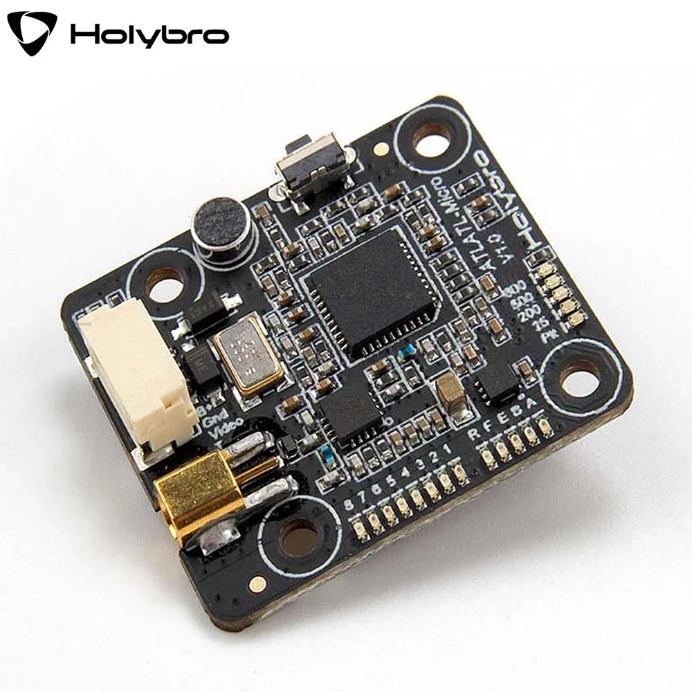 

Holybro Atlatl HV micro 5.8G FPV Video Transmitter 2-4S Lipo 0.5 / 25/200/500/800mW 40CH VTX for FPV RC Multirotor Drone parts