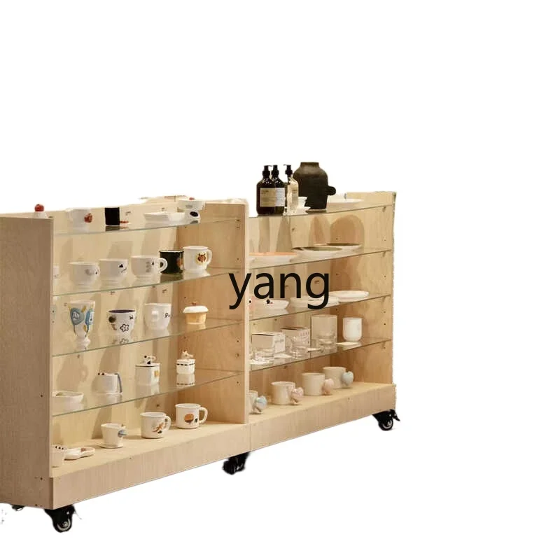 

CX Commercial Tempered Glass Gift Cabinet Cosmetics Product Display Stand Store Storage Container