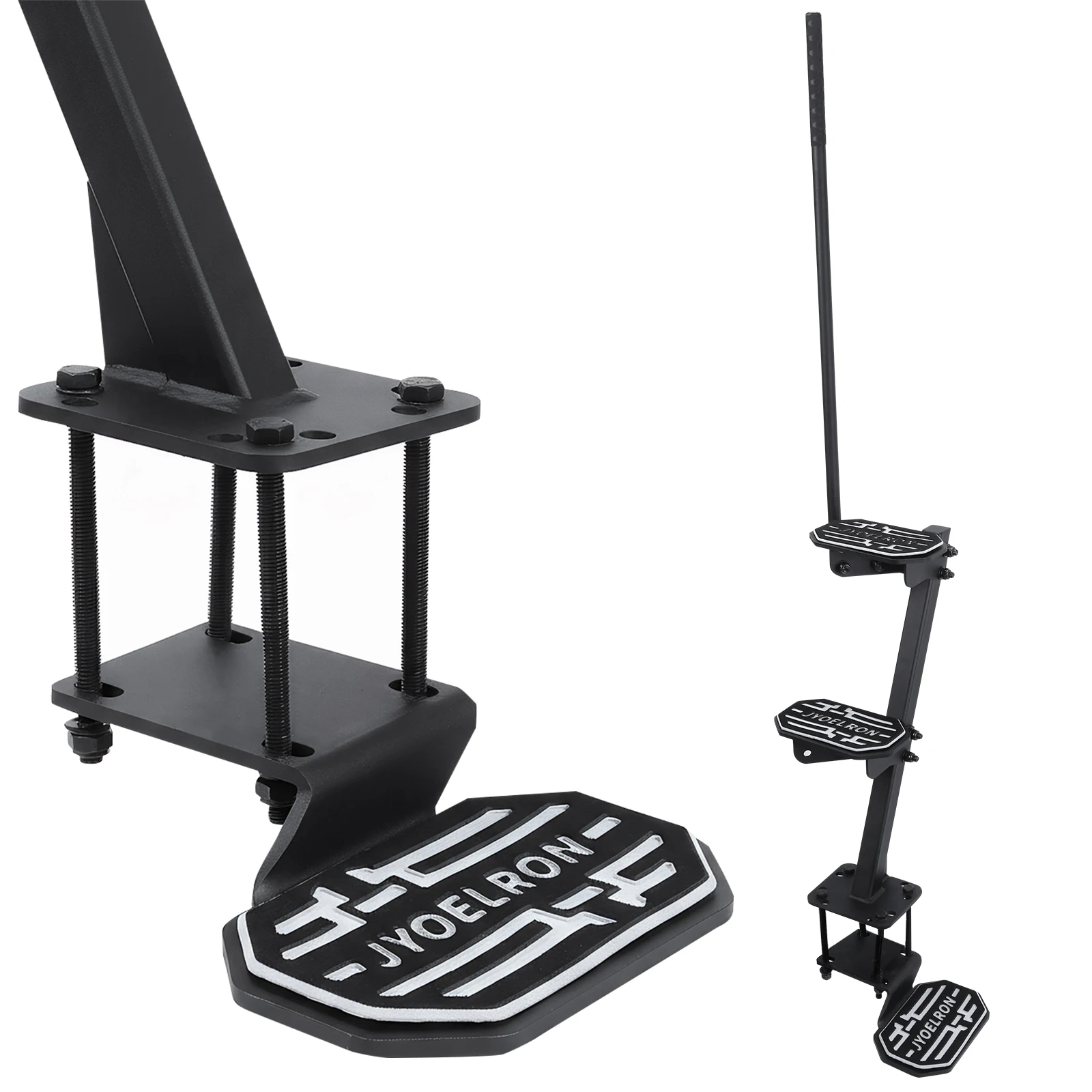 

Трехступенчатая лестница для яхт с поручнями, износостойкие стальные ступени, грузоподъемность 450 фунтов, для лодок, причалов и спуска на воду