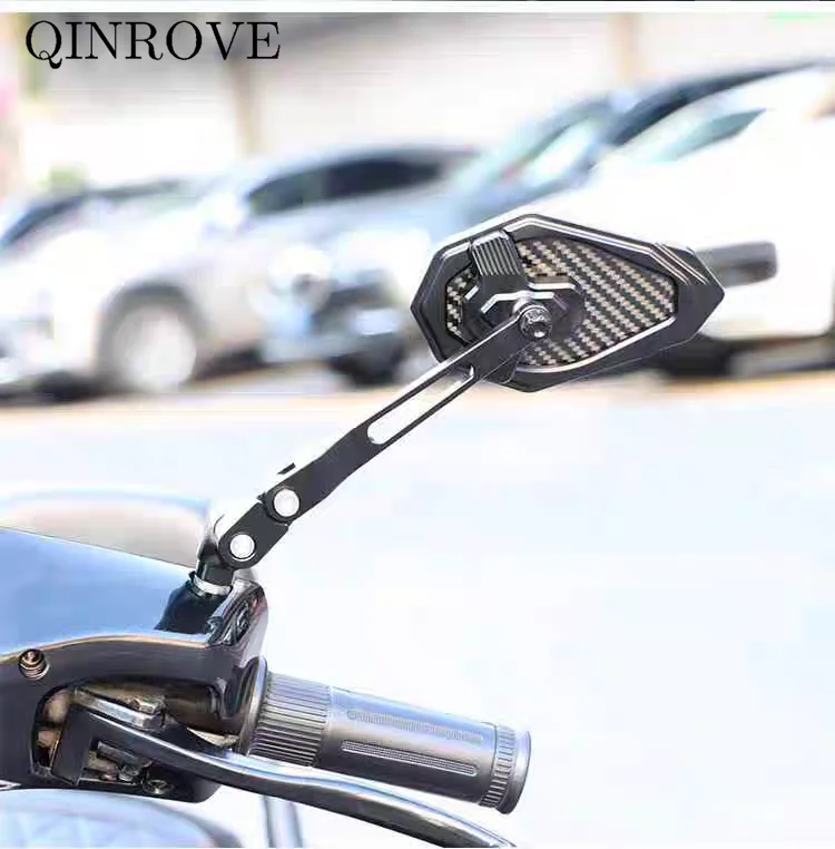 Motorcycle Accessories Rear Mirror Aluminum Alloy 8 10MM Universal Mirror For Honda MSX125 Yamaha XMAX 300 400 Kawsaki Z500 Z750