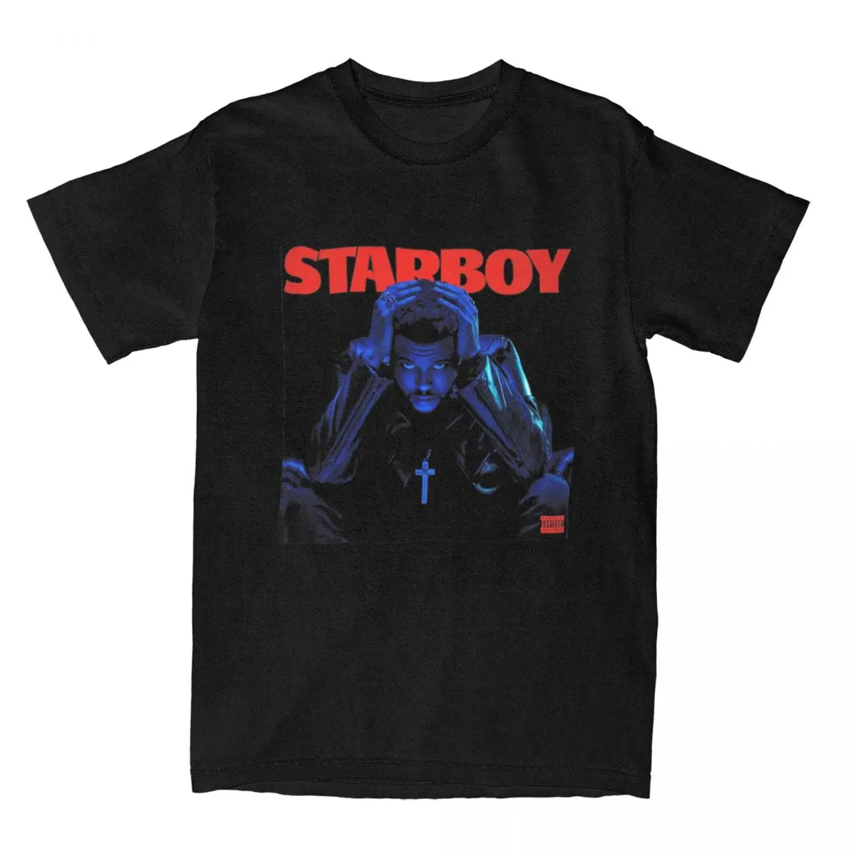 

Novelty The Weeknd Starboy Music T Shirt Men Women 100% Cotton Tees Shirt Gift Idea Clothes