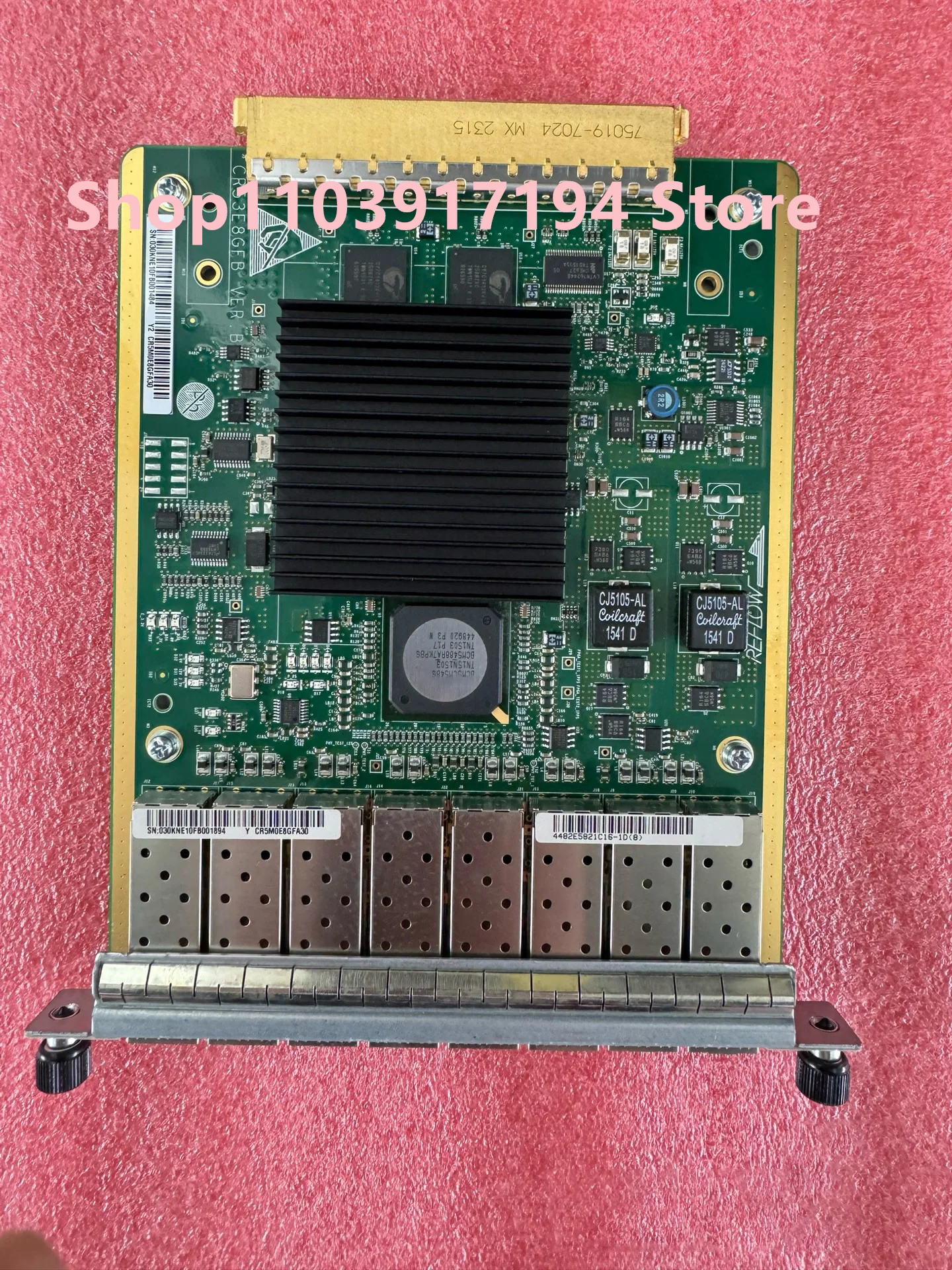 FOR Huawei NE40E-X3 X8 Core router interface card P10-8XGE/FE-SFP-A CR5M0E8GFA30 8-port 100/1000Base-X-SFP