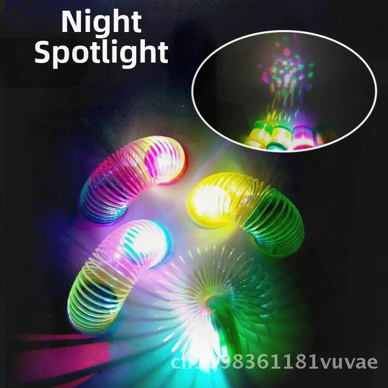 Céu estrelado projeção brilho no escuro arco-íris círculo crianças brinquedo desenvolvimento intelectual mão-on treinamento cerebral caixa de cor de plástico