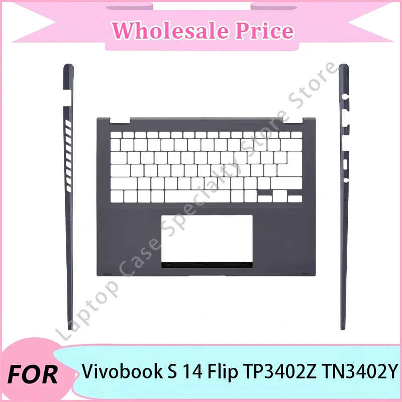 

Новый чехол для Vivobook S 14, флип TP3402Z TN3402Y/запасные части для ноутбука/задняя крышка ЖК-дисплея для ноутбука/подставка для рук/нижняя часть корпуса