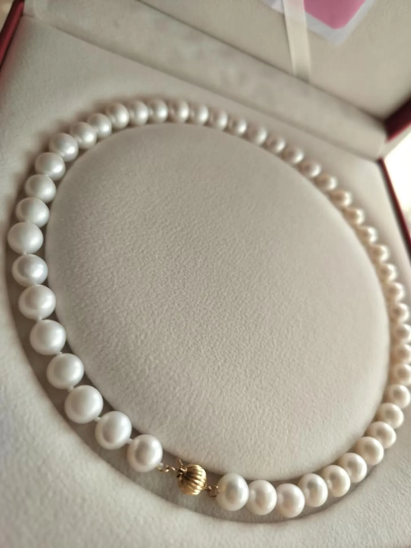 

Rare Large Huge AAAA 11-12MM White South Sea AKOYA Pearl Necklace 18inch The best gift for a friend Send certificate