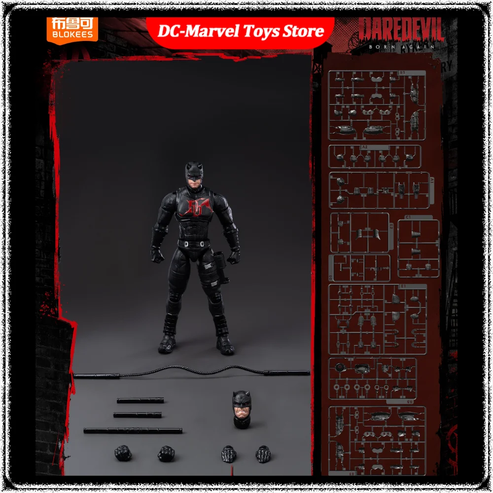 В наличии: Blokees Daredevil Blokees Marvel Heroes Champion Class 14: Born Again Daredevil, фигурка для игр.