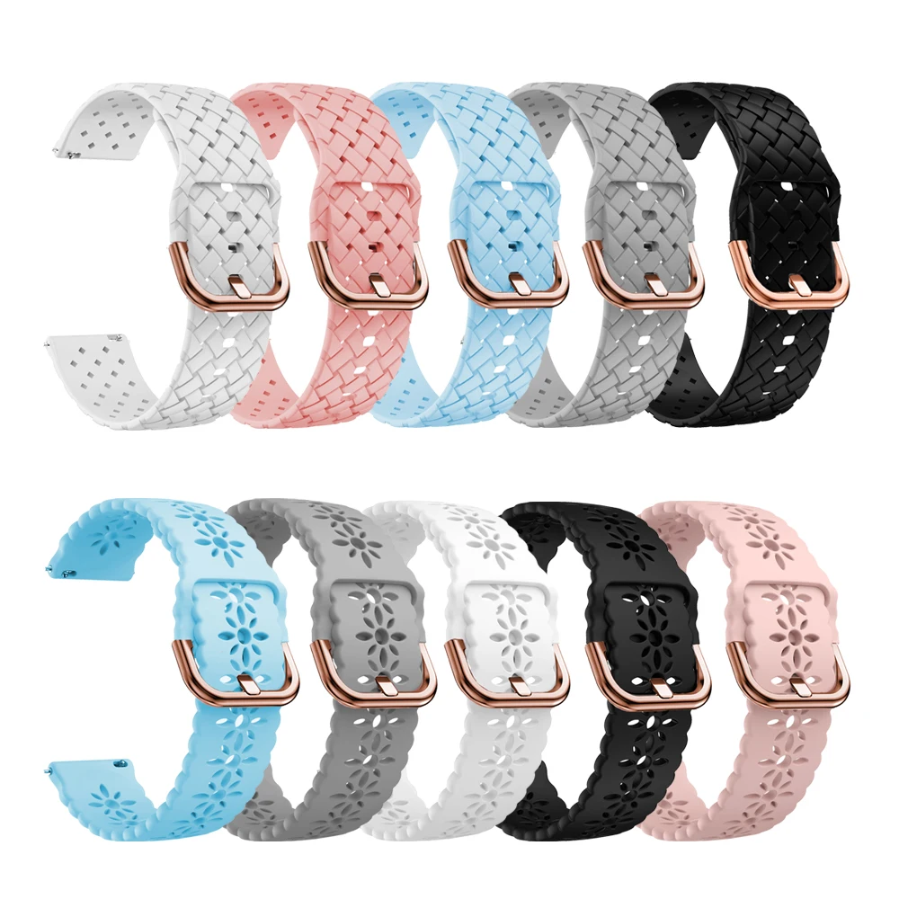 สายนาฬิกาข้อมือ20เมตรสำหรับ Garmin vivoactive 3สาย venu 2 Puls SQ2 Forerunner 245 645 55 garminmove นาฬิกาสปอร์ตซิลิโคน