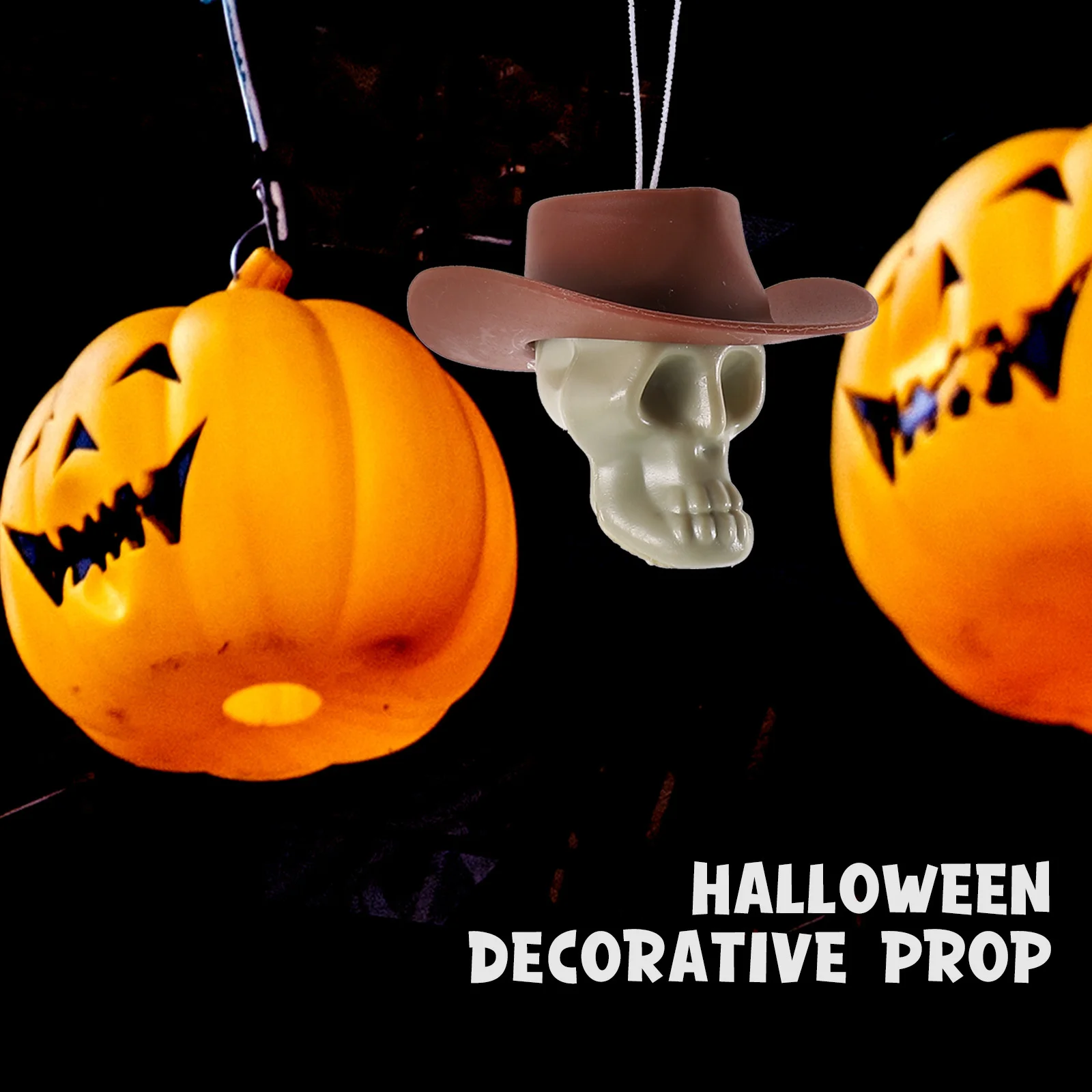 

12Pcs Small Skull Decor Halloween Skull Charm Party Hanging Ornament Haunted House Props Skulls Charm Skulls Decor