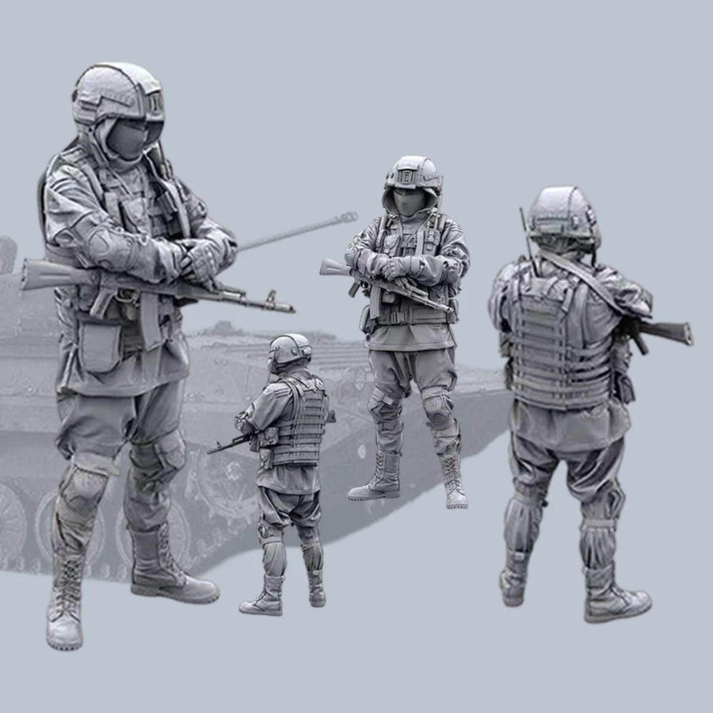 

1/35 Resin Model Kit Russian Modern Special Forces Soldier High Quality Unpainted Colorless Assembly Military Figure Collection