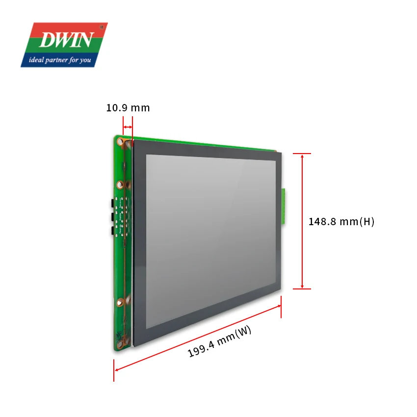 DWIN 8.0 Inch 1024*768 IPS-TFT-LCD Capacitive Android System Touch Panel Smart Screen Industrial Grade Intelligent Display