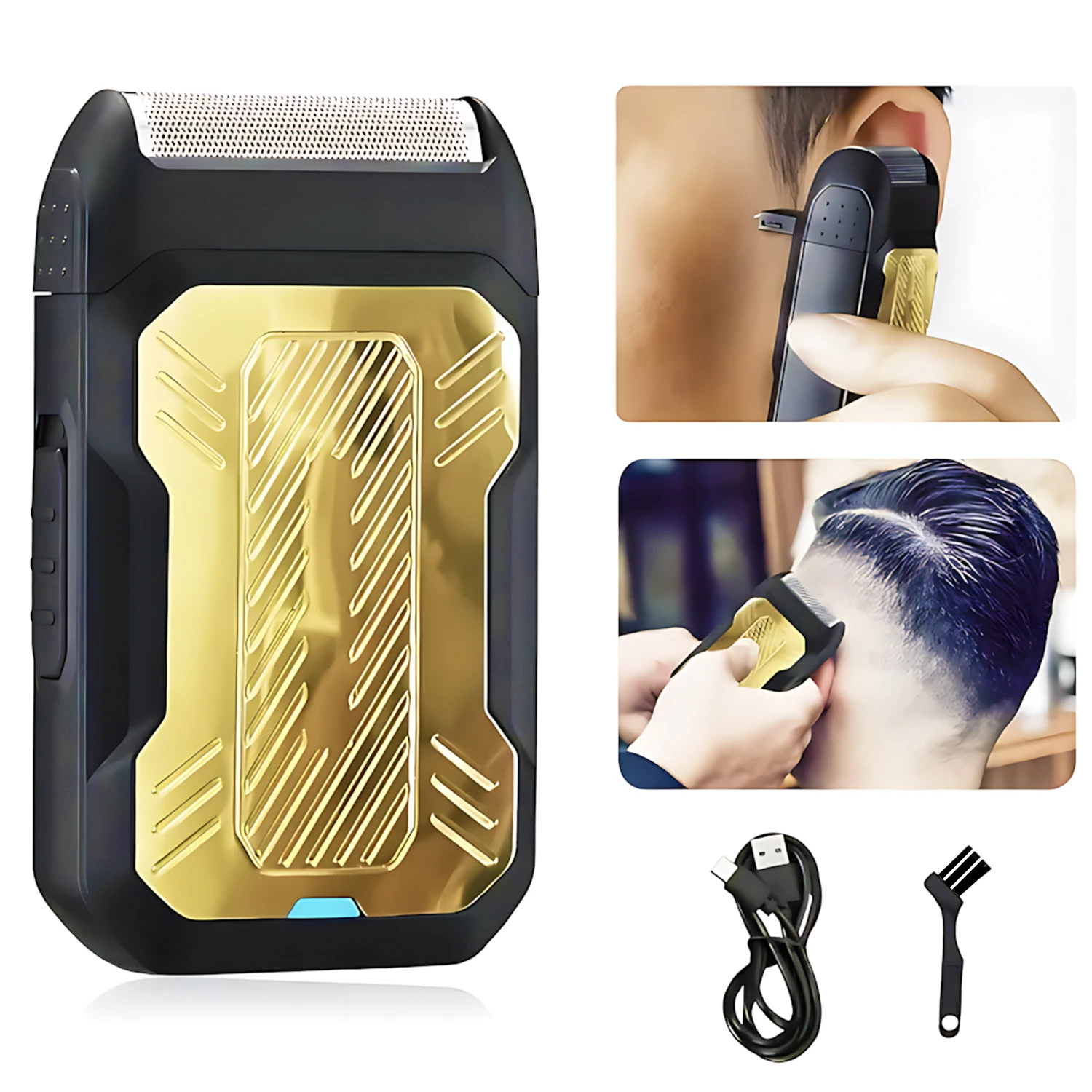 

Electric Beard Shaver For Man Sideburns Trimmer Razor With Classical Design Rechargeable Lithium Battery With USB Charger