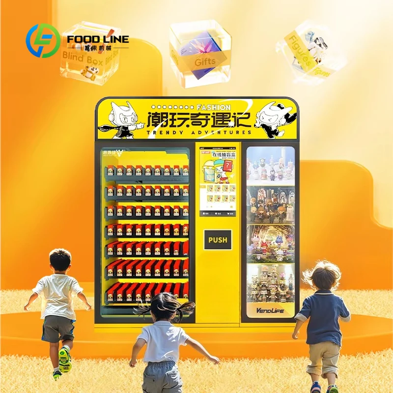 Automatic Lucky Box Vending Machine Customized Mystery Box Gift Blind Prize Gifts Toy Vending Machine With Card Payment
