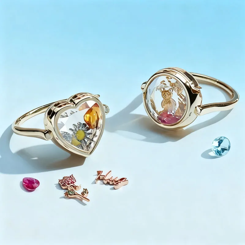 Collar con colgante abierto para mujeres y niñas, accesorio Simple de moda DIY, anillo, nueva moda, Gargantilla bonita, regalos de joyería