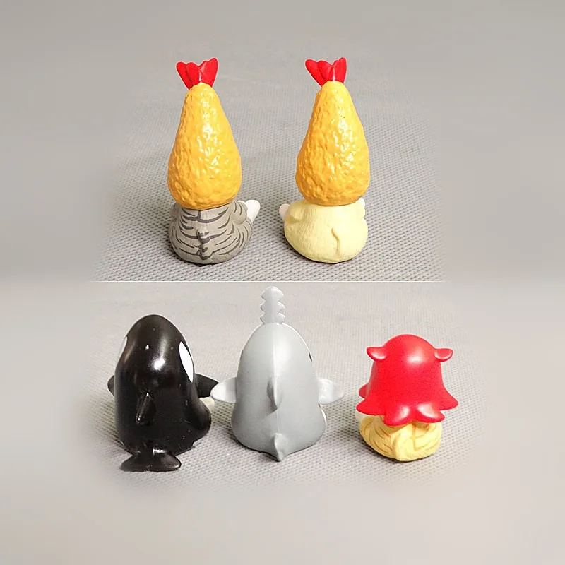 Mofusand-caja ciega de gato tiburón, fruta, Animal, Mini figuras bonitas, adornos de Anime, muñecas, fanáticos, juguete para niños, modelo, regalos de Navidad y cumpleaños
