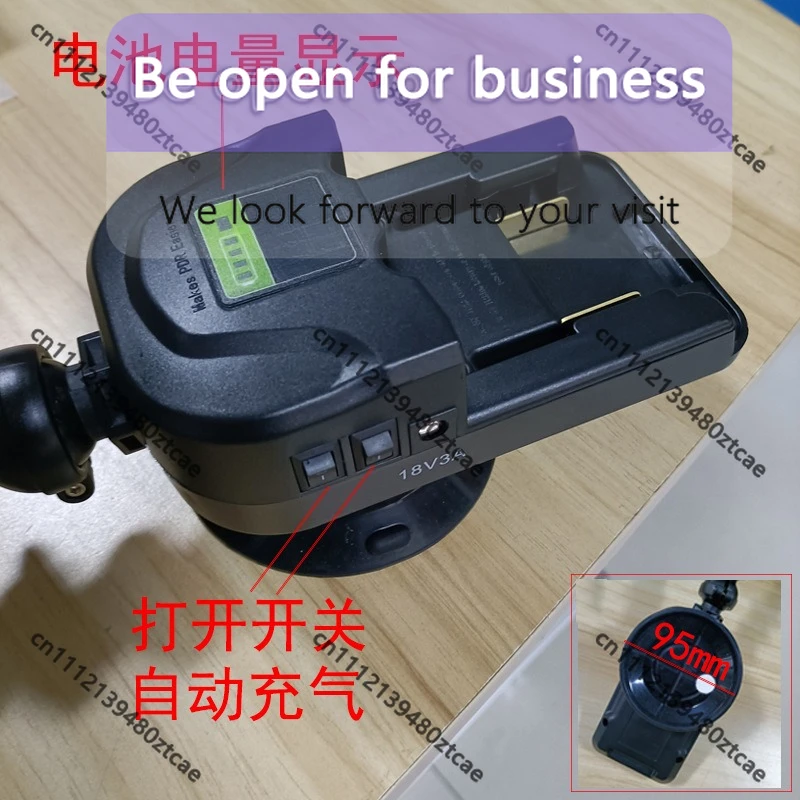 Car Dent Detection Tool 6-Color Adjustable LED Leveling Light with Electric Pump Suction Cup for Auto Body Dents Repair