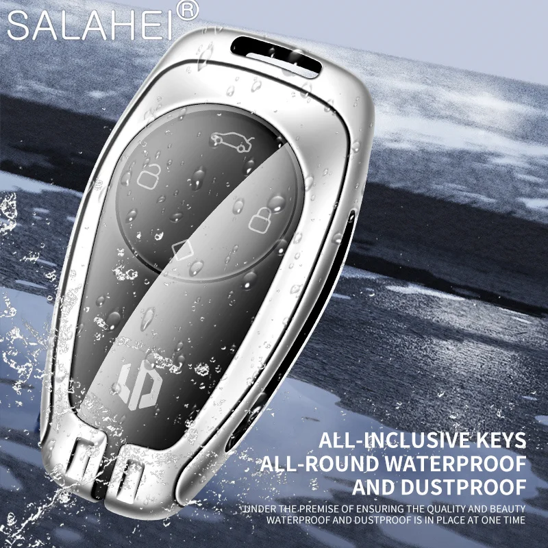 Zinc Alloy Car Key Cover Case Holder Key Bag Shell Protector Fob For Leapmotor T03 S01 C11 C01 Keychain Auto Styling Accessories