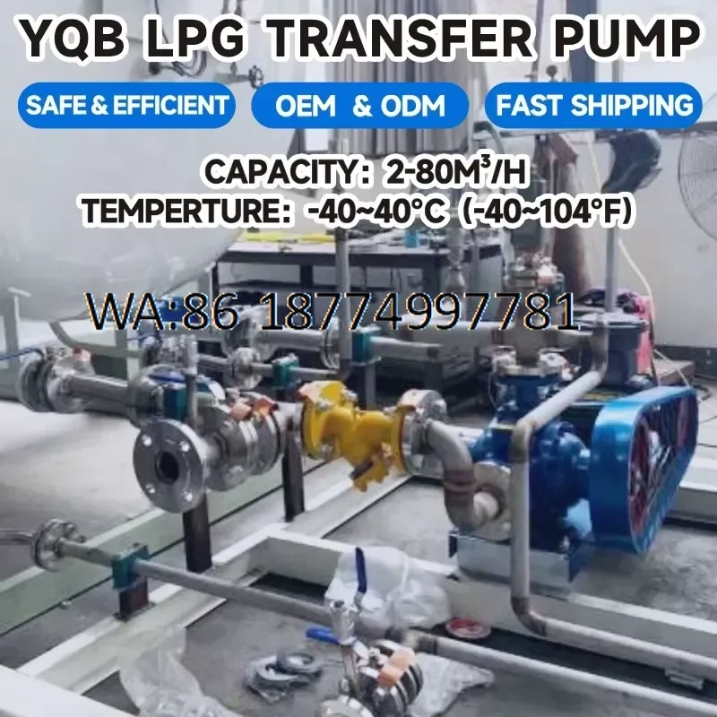 custom for Efficient Cast Iron LPG Filling Station Transfer Pump Propane Gas Mechanical Seal Design Forlongvity YQB2 5/YQB5 5