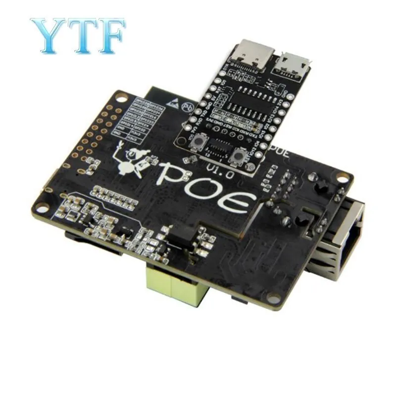 TTGO T-the Internet - POE ESP32 Ethernet adapters and download, extension kit