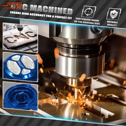 Imagen 2 del producto Tapa de cubierta de filtro de aceite limpiador de aluminio CNC para motocicleta, para YAMAHA YZ250F YZ450F WR250F WR450F YZ WR 250 450 F 250F 450F 2003-2015