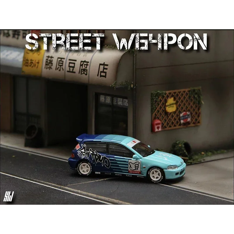 

Street Weapon 1:64 EG6 TYPE R Kanjozoku No Good Racing Diecast Car Model Toys SW