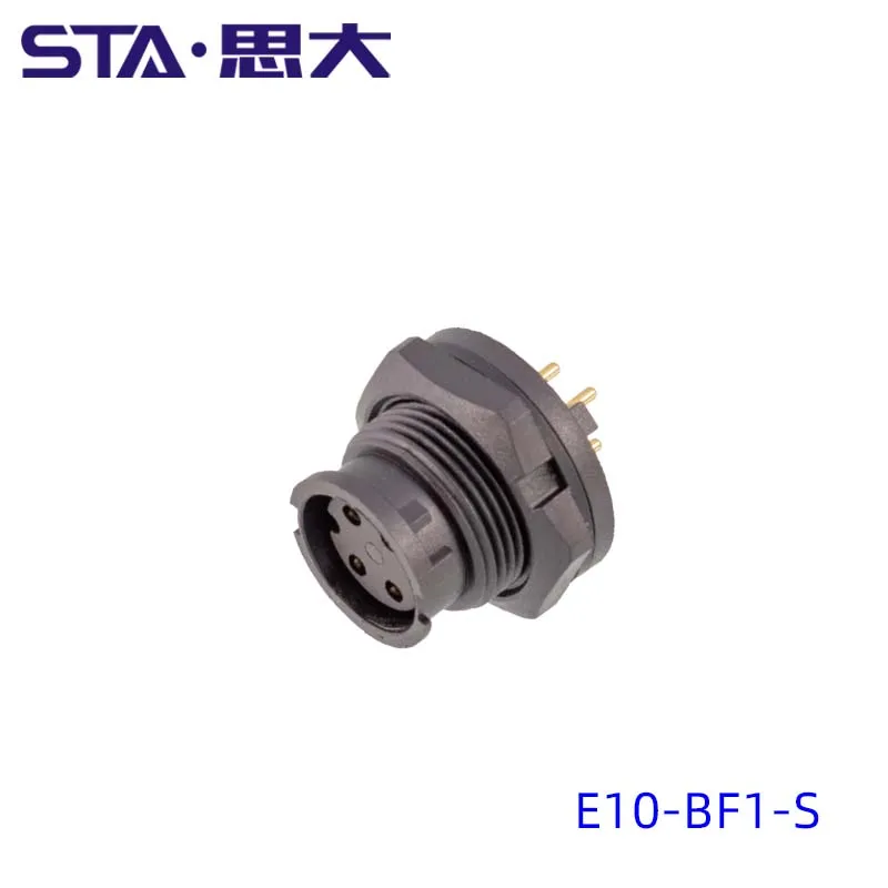 E10 Equivalent LTW PCB Panel Mount  Built In Waterproof Connector Bayonet 2 3 4 5 6 7 8  10 12 Pin Socket