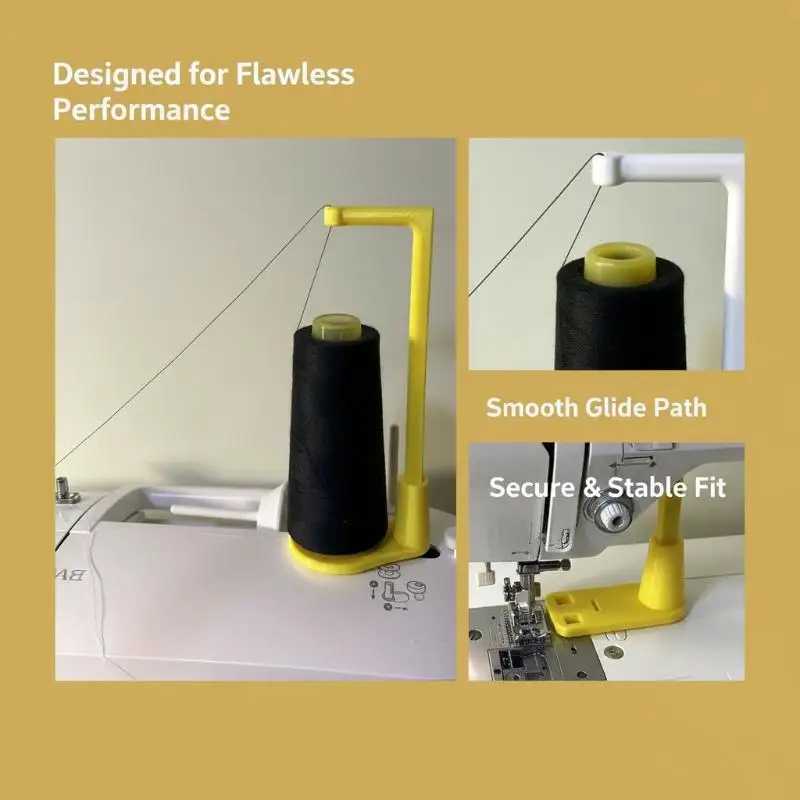 Universal Anti-Winding Thread Guide Sewing Machine Spool Holder Vertical Large