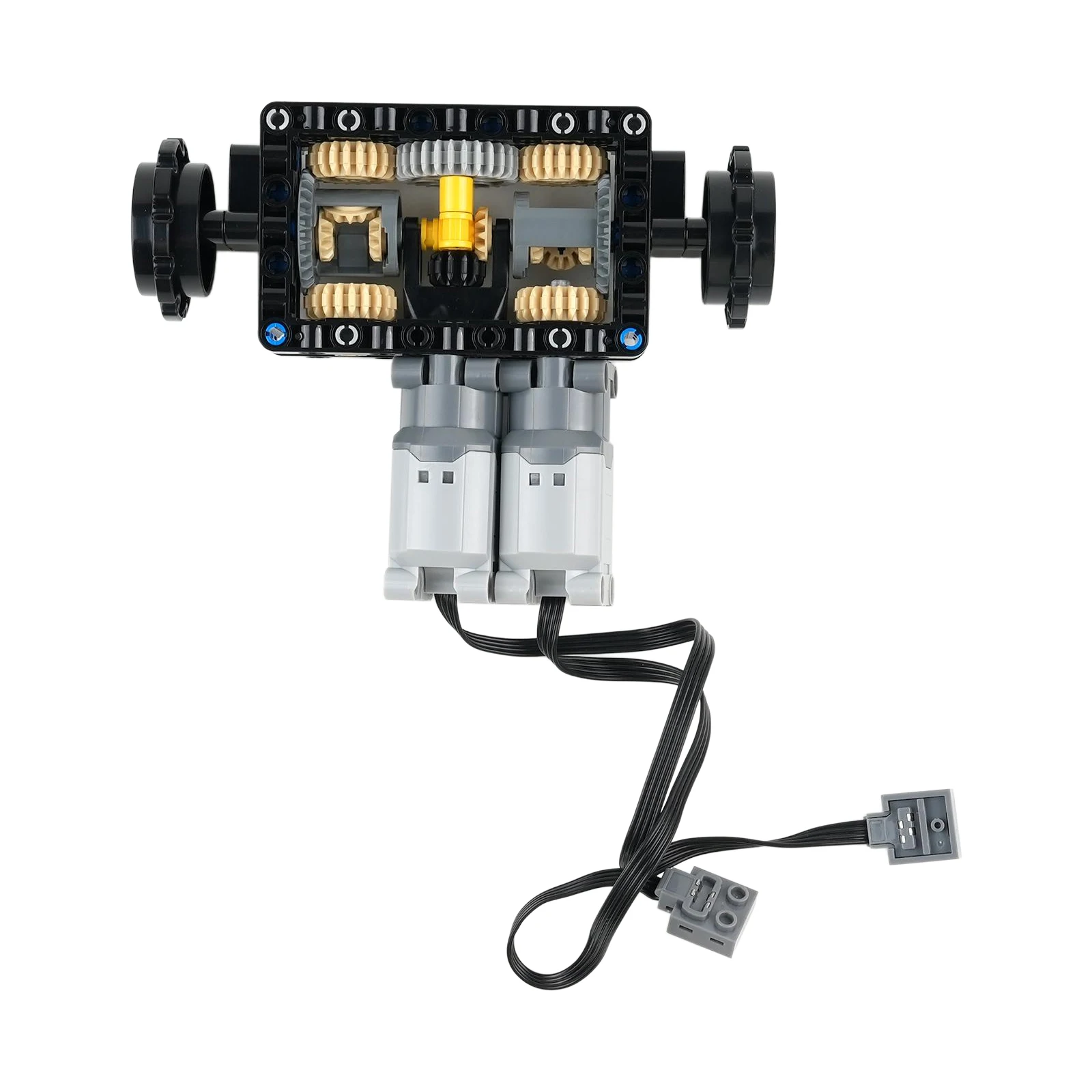 MOC-19788 estructura de dirección del tanque, engranaje, orificio diferencial, brazo, conjunto de viga, Control del Motor de potencia, bloques de construcción de partículas pequeñas
