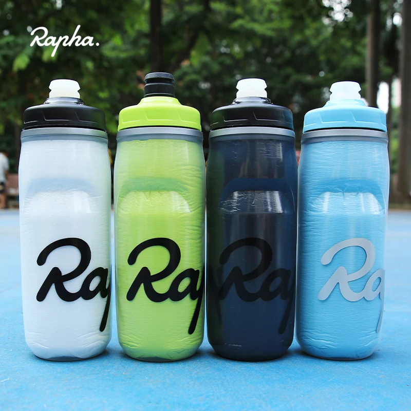 Rapha 3 Layer Cold Insulated Cycling Water Bottle 620ML Portable MTB Road Bike Heat And Ice-protected Bicycle Fitness Bottle