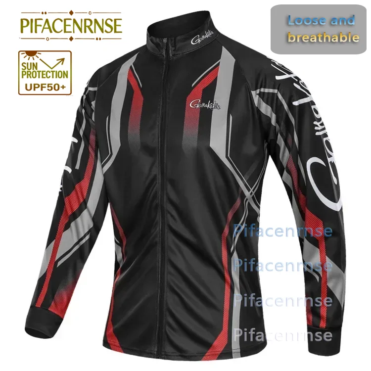Men's Long Sleeve Outdoor Sports Shirt Anti UV Breathable Fishing Wear for Cycling Hunting Hiking - Outdoor Clothing