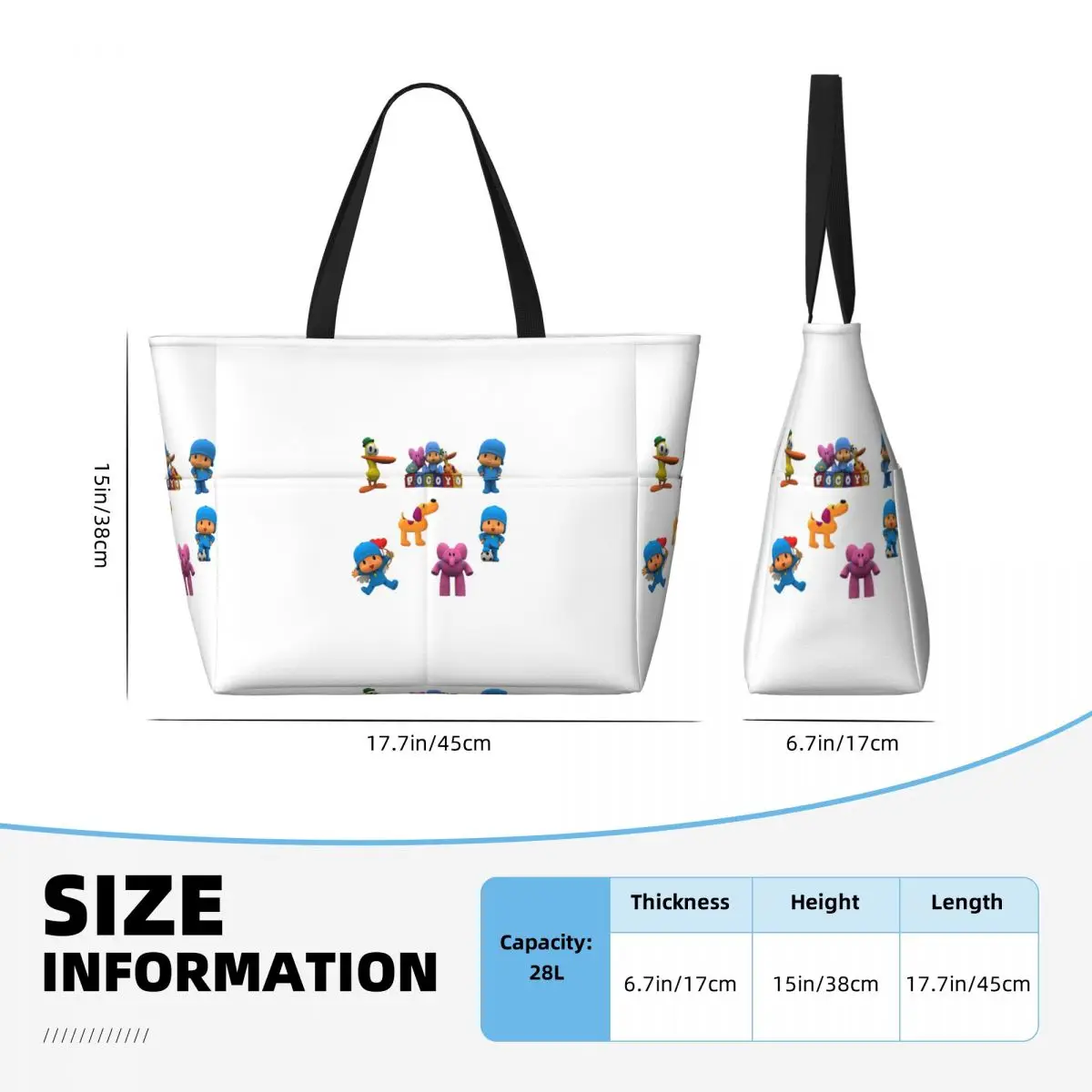 Pocoy Beach Tote Bag Sport Gym Yoga Duffle Large Tote Bag Women Travel Bag Fitness bag