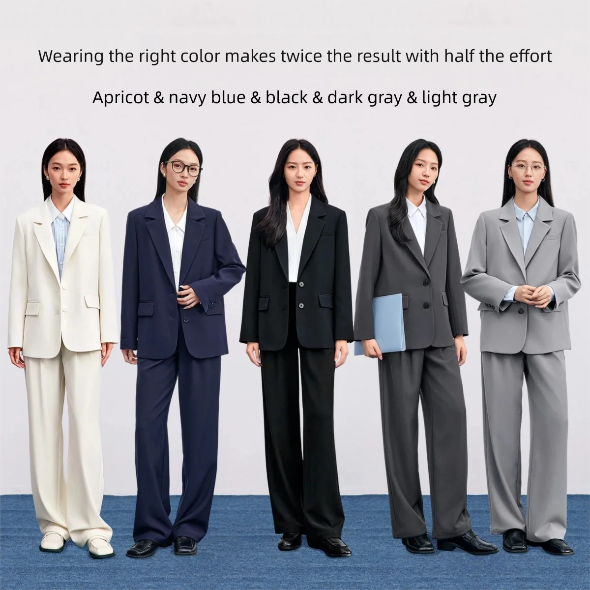 SENTUBILA Women's Straight Pant Suits 2025 Autumn New Arrival Solid Suits Single-Breasted Two-Button Two-Piece Set 153ZE8813Z