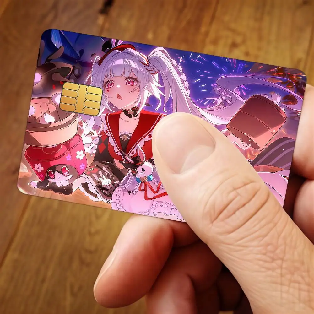 Game Sparxie Credit Card Public Transportation Cards Protective Sticker Waterproof Card Face Decoration 4PCS