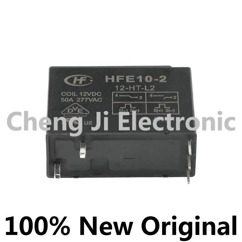 5PCS/LOT HFE10-2/12-HT-L2、HFE10-2/24-HT-L2、HFE10-2/12-HT-L1、DIP5、Brand new original magnetic holding relay