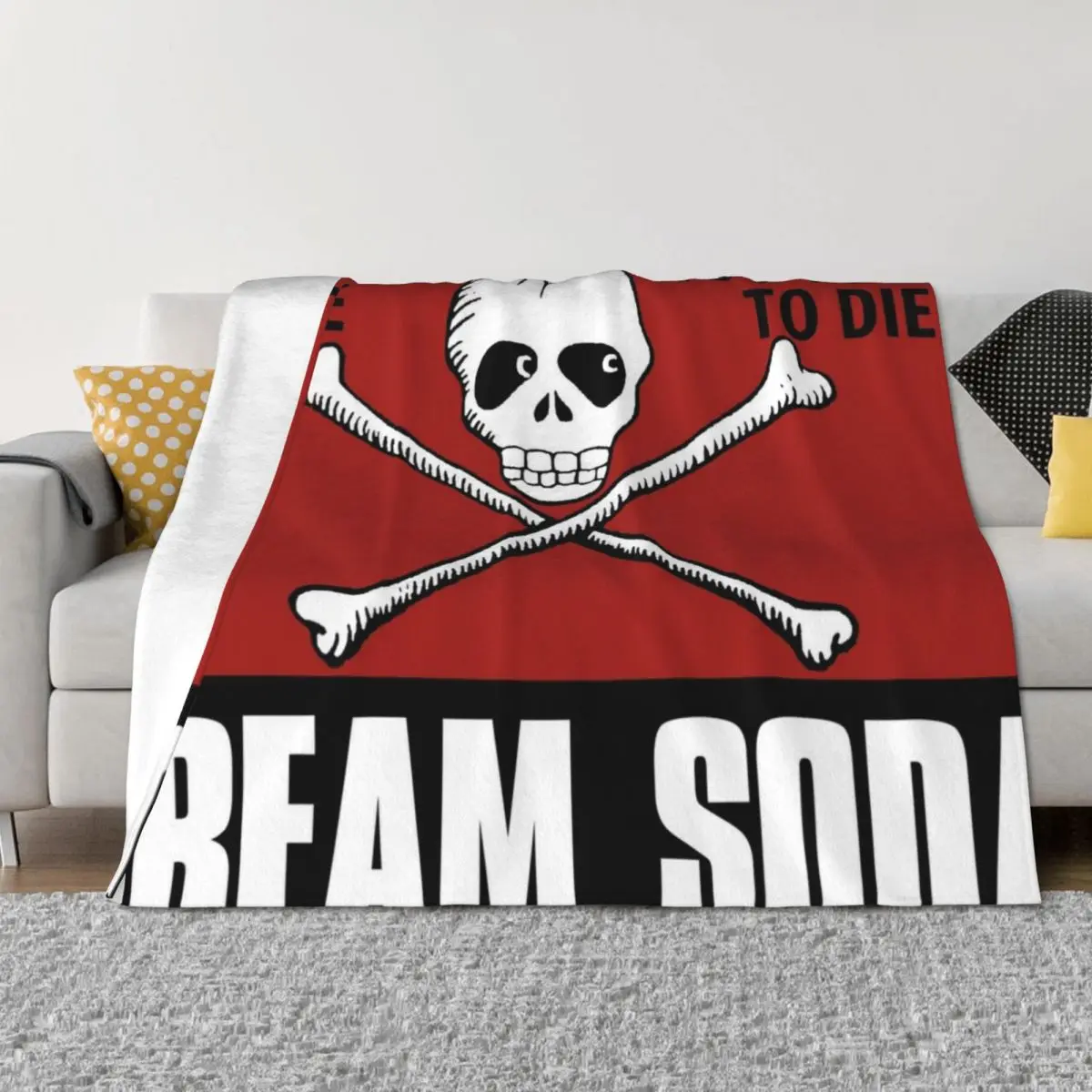

Cream Soda Too Young To Live Too Fast To Die Japan Local Throw Blanket Giant Sofa for sofa for babies Plush Blankets