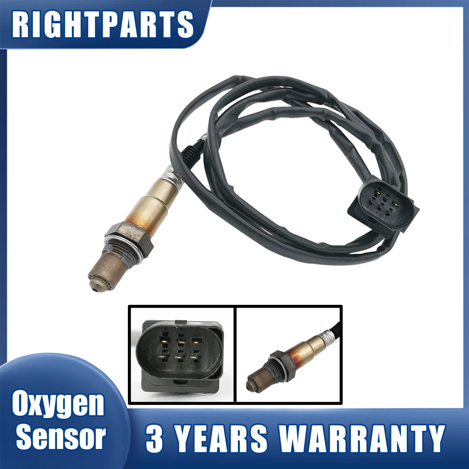 

RIGHTPARTS 1K0998262D 234-5112 Oxygen Sensor 0258007351 0 258 007 35 For Skoda 99-05 Volkswagen Jetta 1.8L-L4 For VW Car Sensor