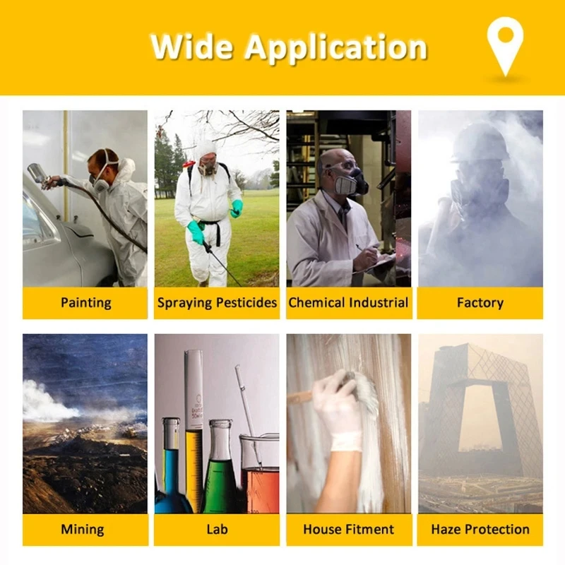 防曇フェイスマスク,工業用レスピレーター,塗装,スプレー,安全フィルター,ホルムアルデヒド保護,6800