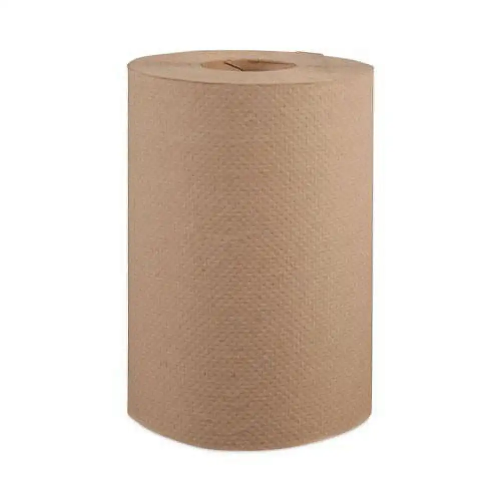 

Hardwound Roll Towels, 1-Ply, 8 X 350 Ft, Natural, 12 Rolls/Carton