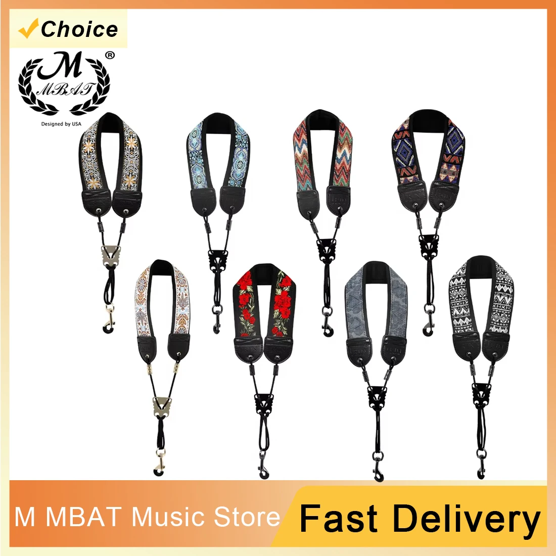 

Универсальный шейный ремешок для саксофона, регулируемый шейный ремешок, прочные ремни для саксофона, аксессуары для тенор-альт-сопрано-саксома