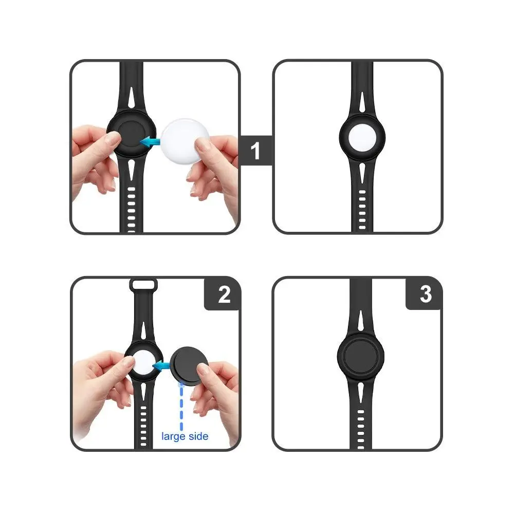 Wristband Children Watch Band Silicone Child GPS Bracelet Waterproof GPS Tracker Protector for Apple Air Tag