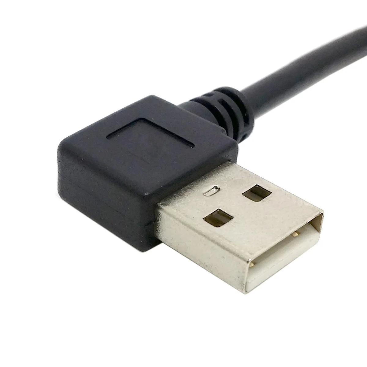 CY Xiwai  Left Angled USB 2.0 90 Degree A Type 480M Male to Female Extension Cable 10cm 20cm 40cm