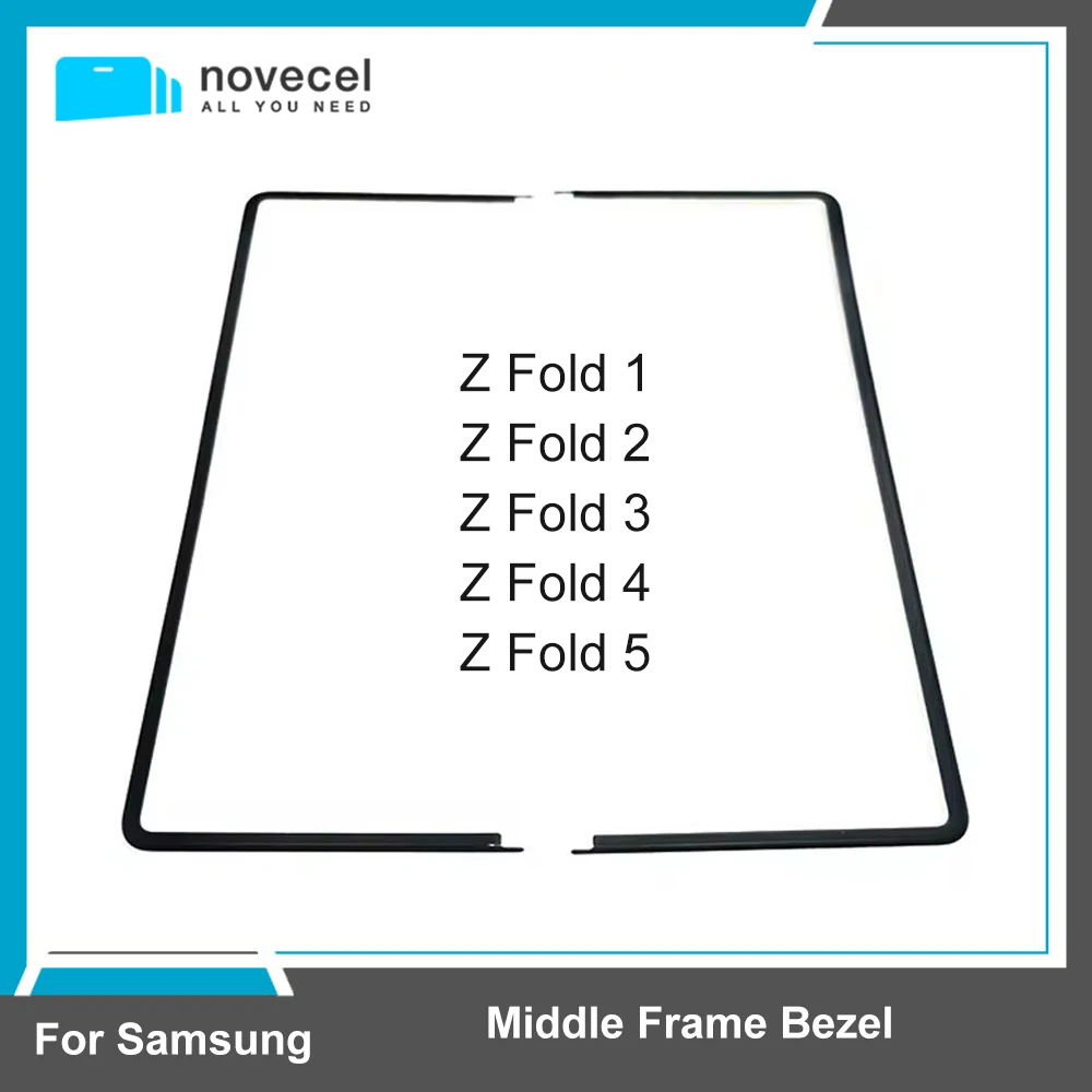 Middle Frame Bezel For Samsung Galaxy Z Fold 1 2 3 4 5G LCD Display Screen Plate Holder Bracket Refurbished Replacement