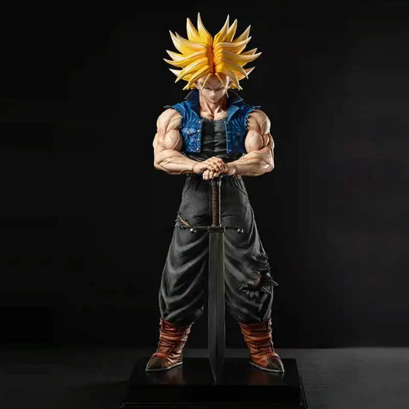 Anime Dragon Ball Z Trunks Figure  Future Trunks Action Figures 25CMPVC Statue Collection Model Toys Tabletop Decoration Gifts