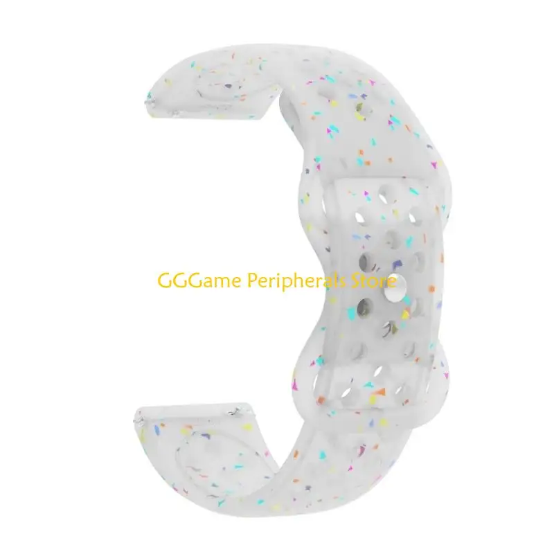 U55B Wristband Straps for Watch 18mm/20mm/22mm Quick Release Watch Band Sweatproof Bracelets Replacement Silicone Band