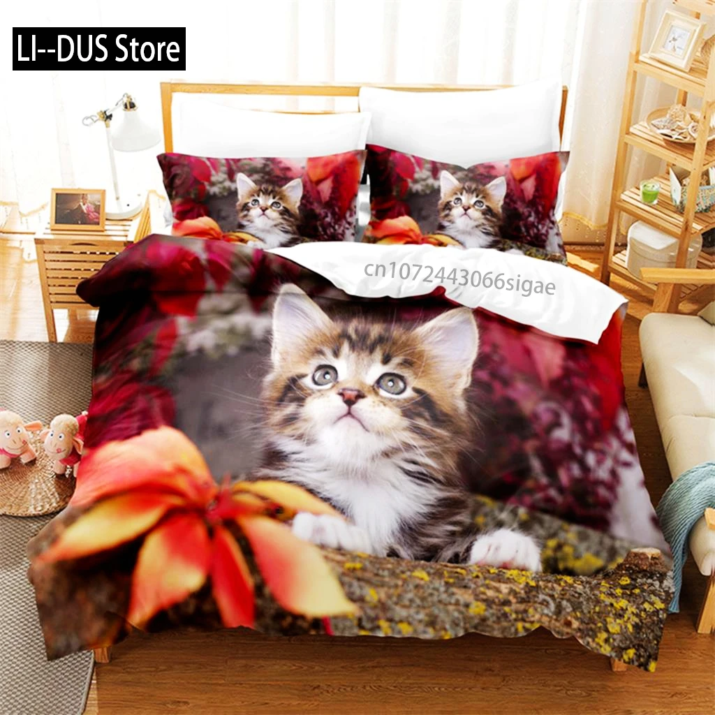 Cute Animals Bedding Set Duvet Cover Set 3d Bedding Digital Printing Queen Size Bedding Set Fashion Design - Image 4