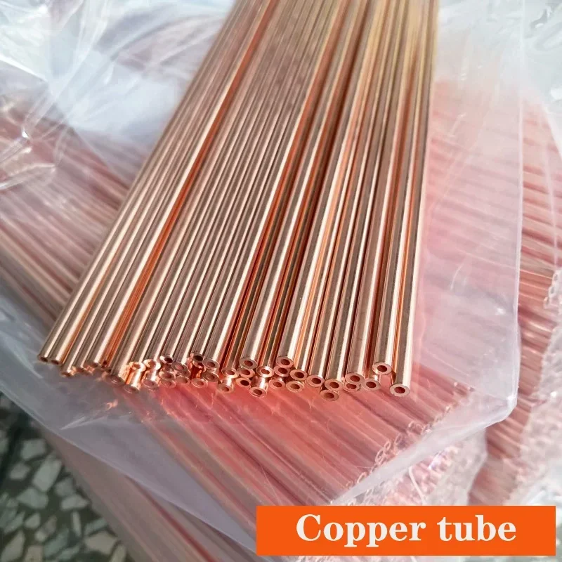 Length 500mm Red Copper Tube Hollow Copper Round Pipe CNC Metal OD 11mm 12mm 13mm 14mm 15mm 16mm 17mm 18mm 19mm 20mm ID 5mm~24mm