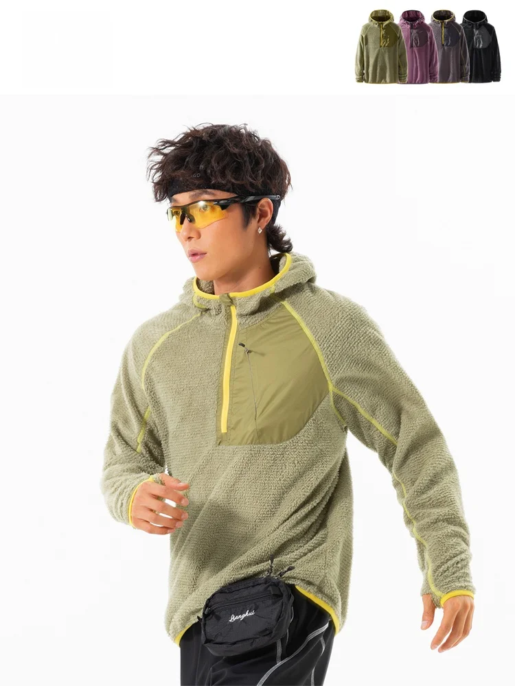 

Легкая уличная толстовка GPstudio для мужчин, осенне-зимняя спортивная толстовка для пар, с капюшоном, из полиэфирного волокна, с длинными рукавами