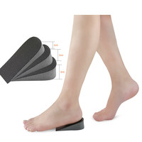 1 Pair Breathable Half Insole Women Men Height Increase Inserts 1-3cm Unisex Sport Shoes Heel  Pad Cushion