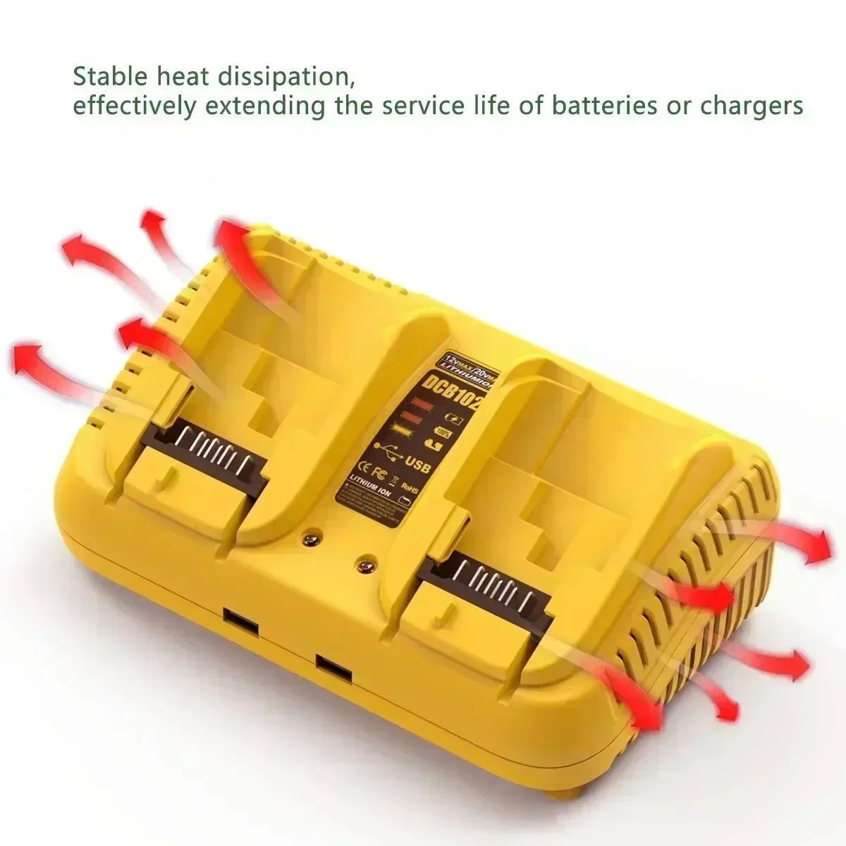 عالية الطاقة لديوالت 5AH 6AH 9AH DCB203 20 فولت بطارية ليثيوم أيون لديوالت DCB206 DCB205 DCB204 بطارية استبدال أداة الطاقة #3